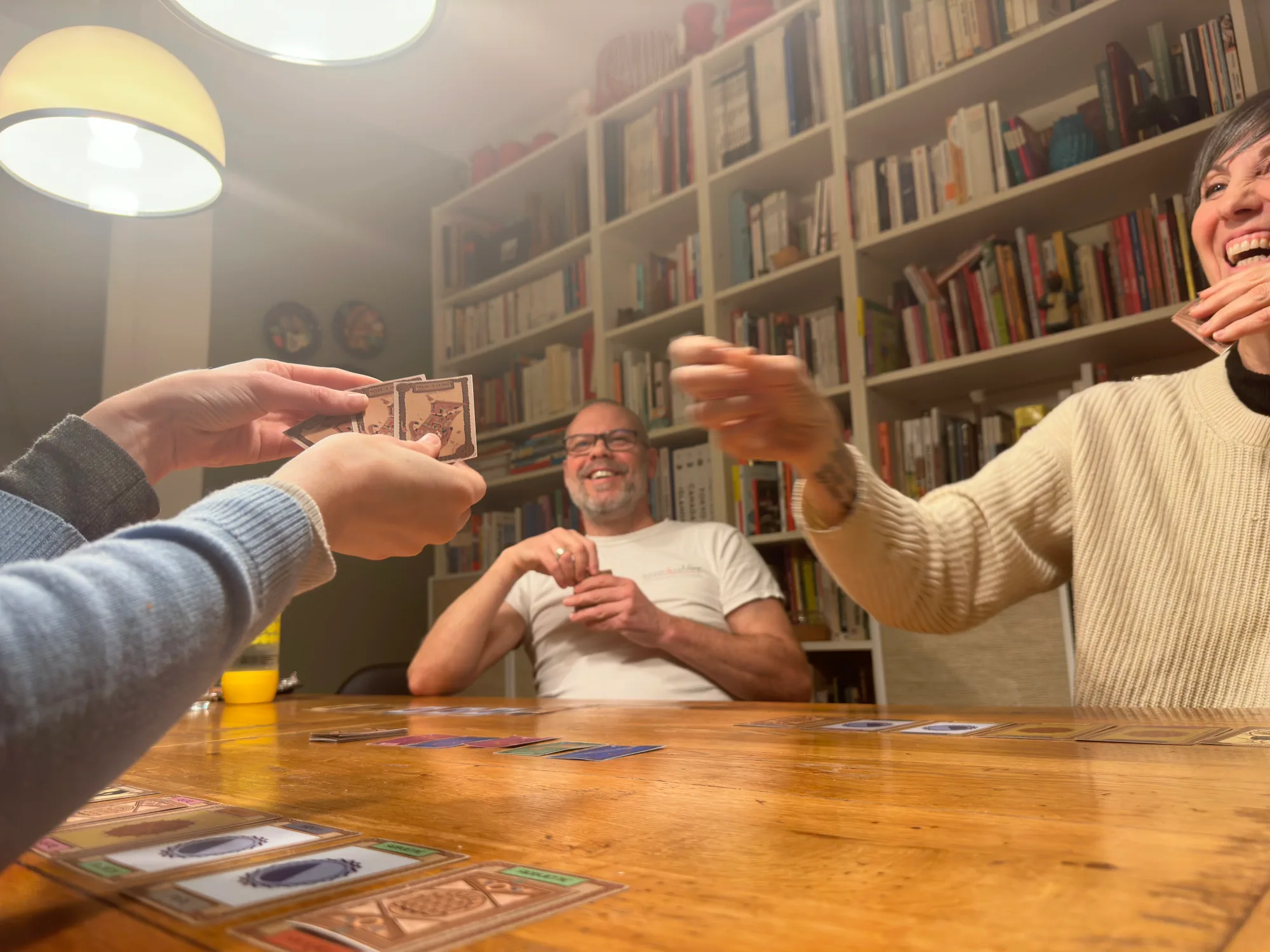 Échange de cartes entre joueurs